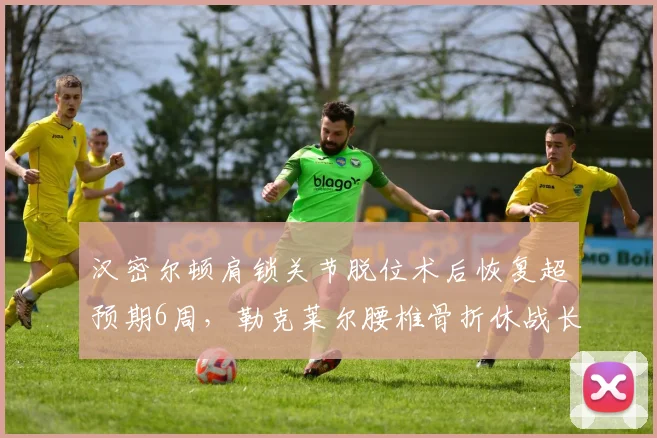 汉密尔顿肩锁关节脱位术后恢复超预期6周,勒克莱尔腰椎骨折休战长达12周对比鲜明